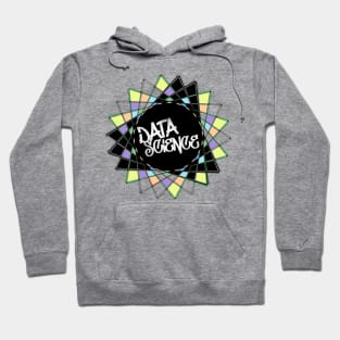 Data Science Graffiti | Abstract Geometric Street Art Black Hoodie